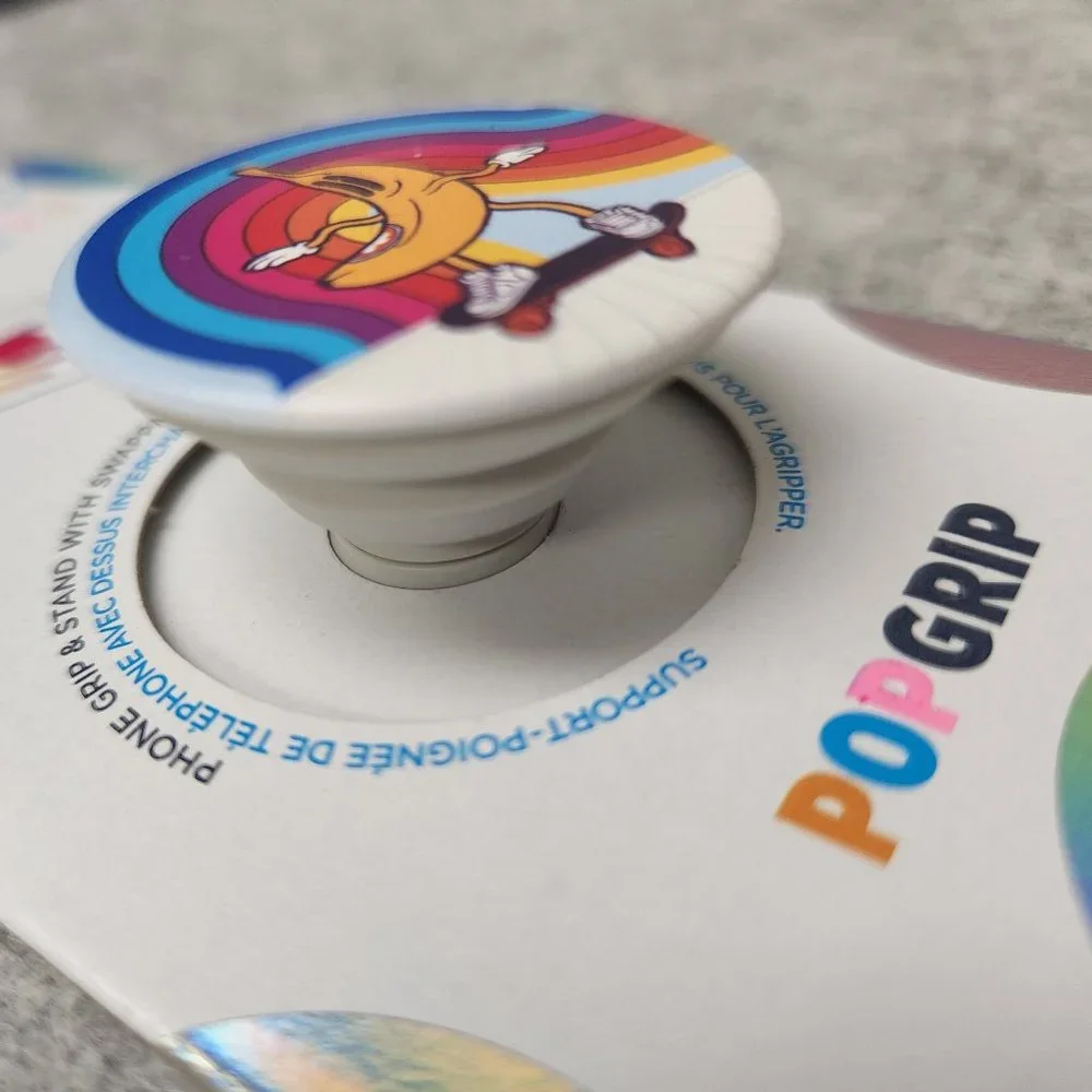 Retro Banana Popsockets Single Grip & Stand Universal Phones and Tablet Holder